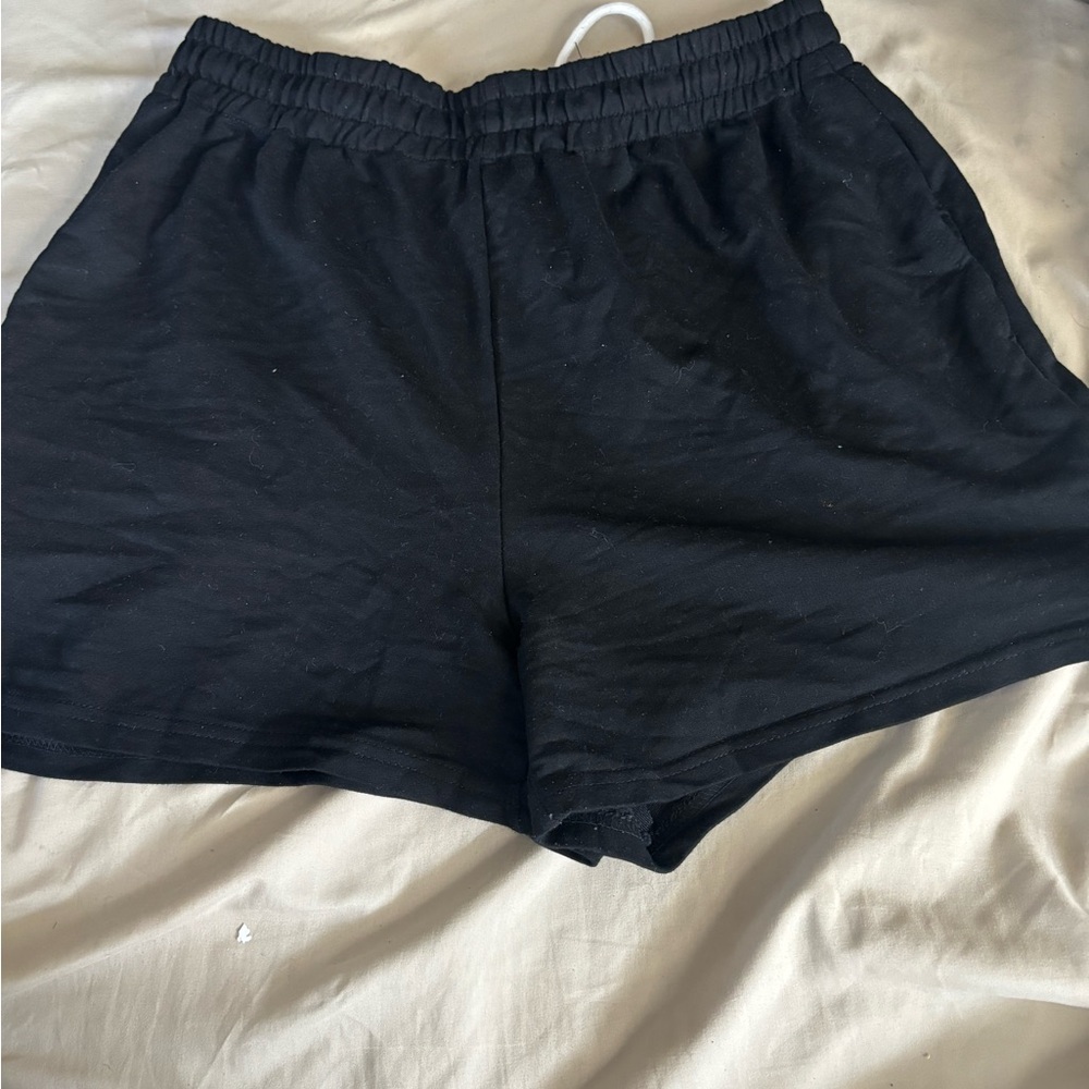 Women's Black Athletic Shorts